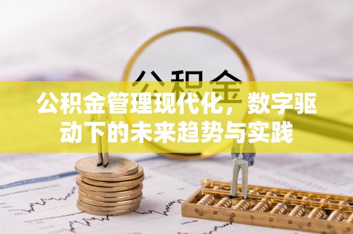 白玉公积金管理现代化，数字驱动下的未来趋势与实践